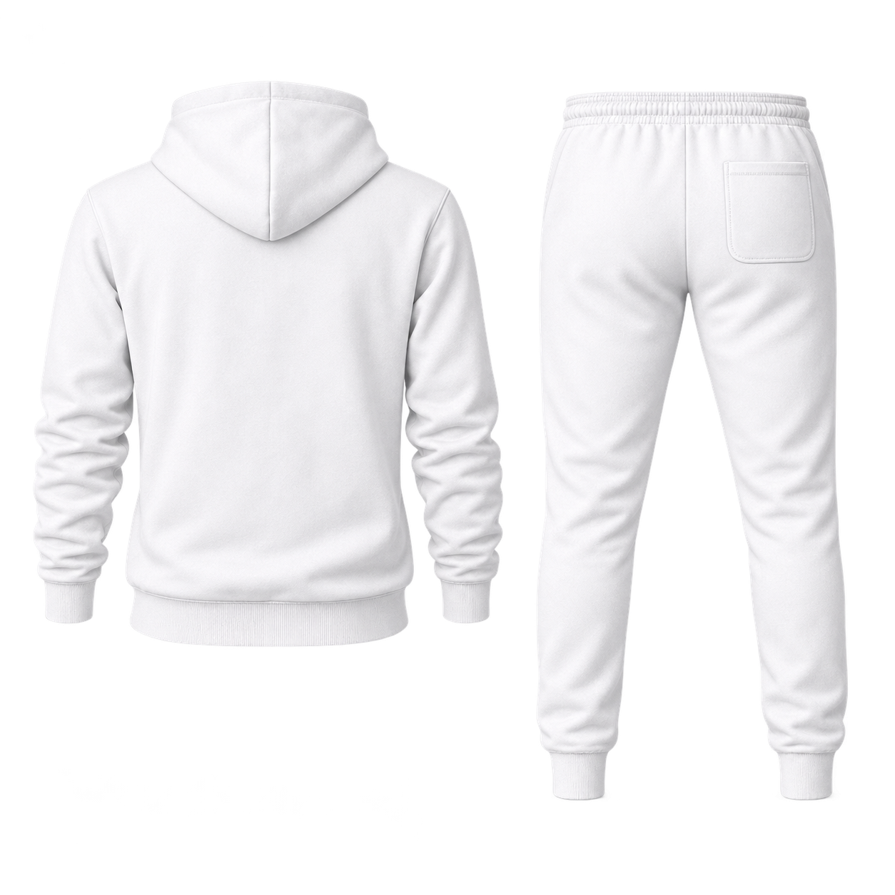 Men's Celine Hoodie Joggers Set - White - Image 5