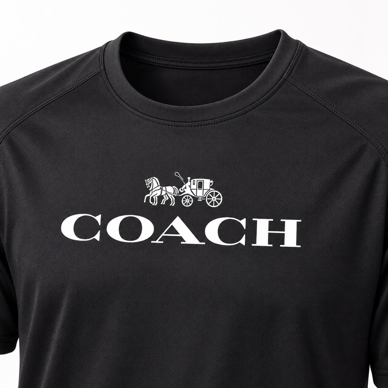 Men's Coach Performance T-Shirt - Black - Image 3