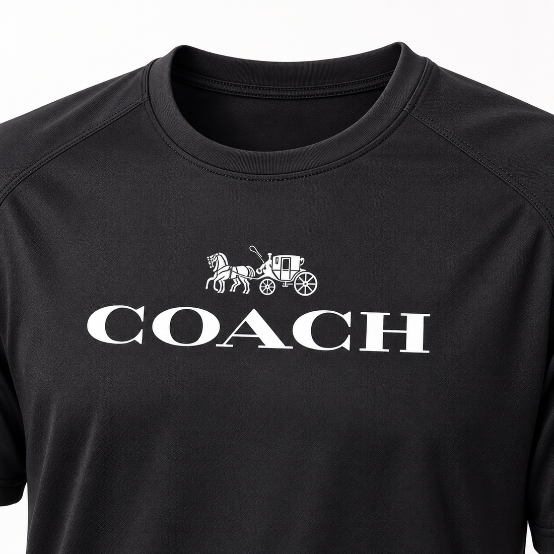 Men's Coach Performance T-Shirt - Black - Image 3