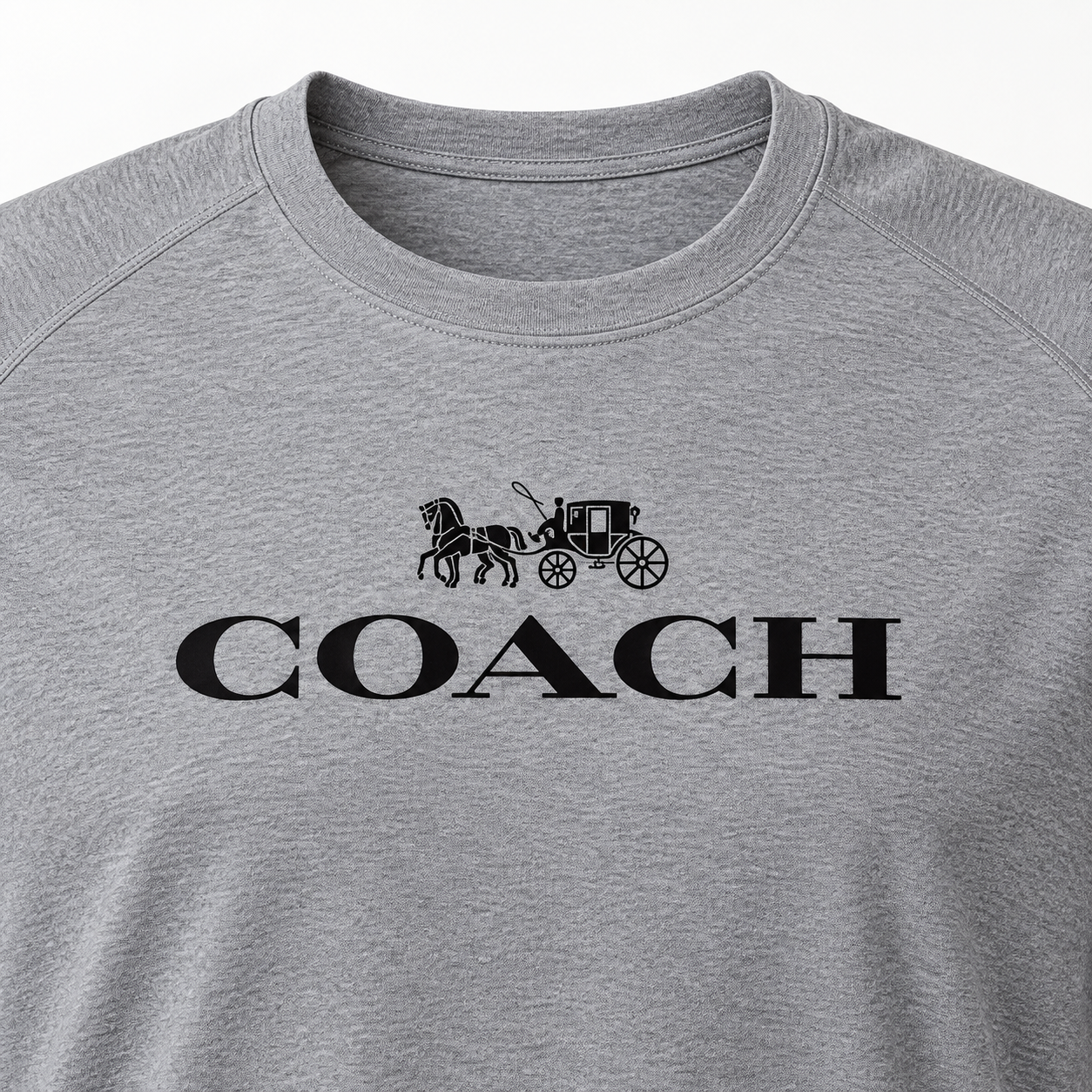 Men's Coach Performance T-Shirt - Grey - Image 3