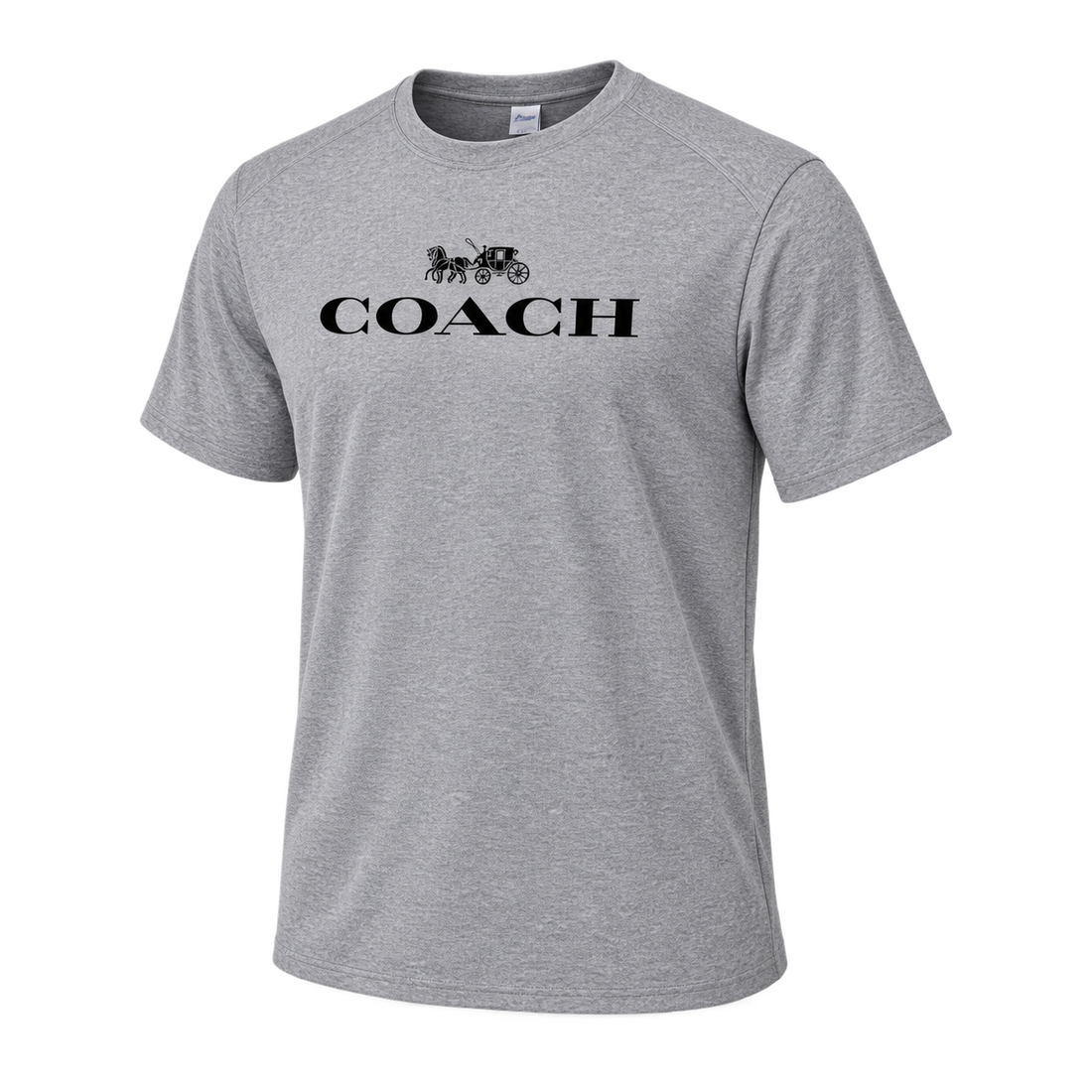 Men's Coach Performance T-Shirt - Grey - Image 4