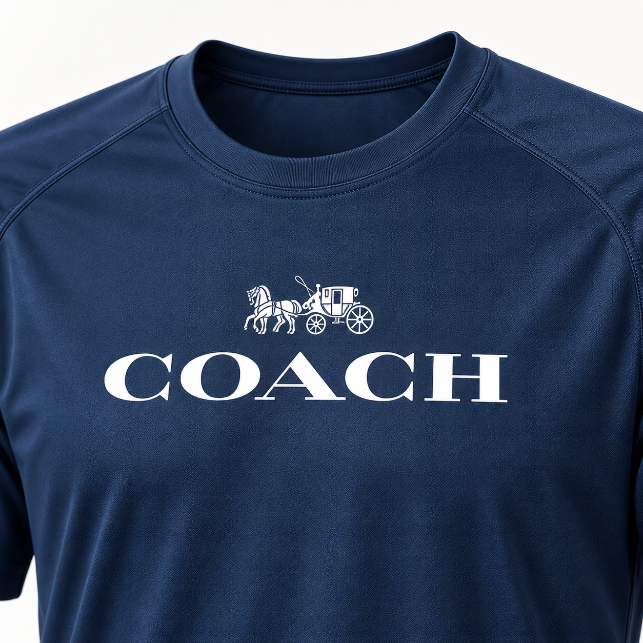 Men's Coach Performance T-Shirt - Navy - Image 3
