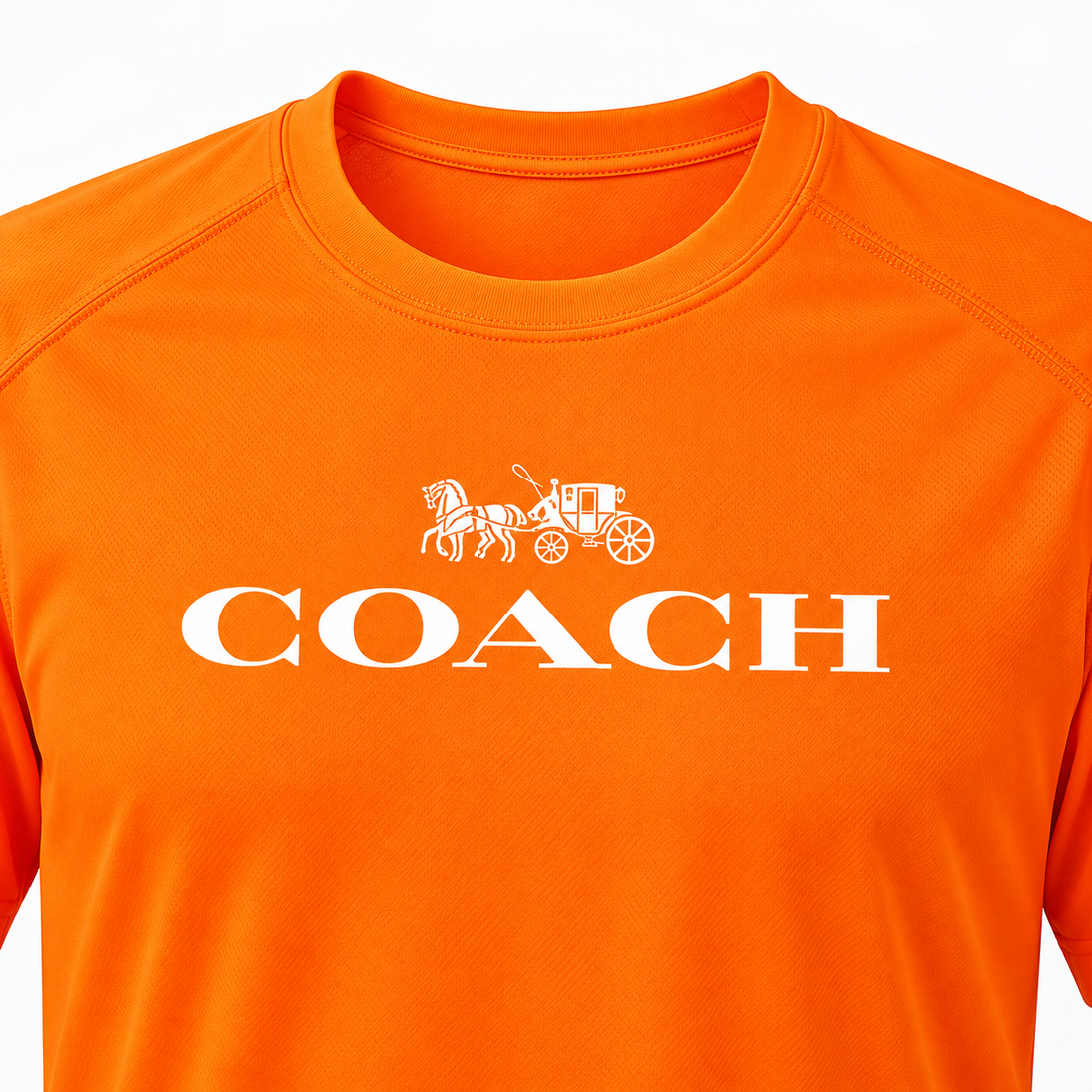 Men's Coach Performance T-Shirt - Orange - Image 3