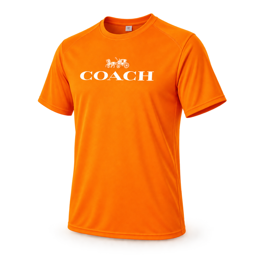 Men's Coach Performance T-Shirt - Orange - Image 4