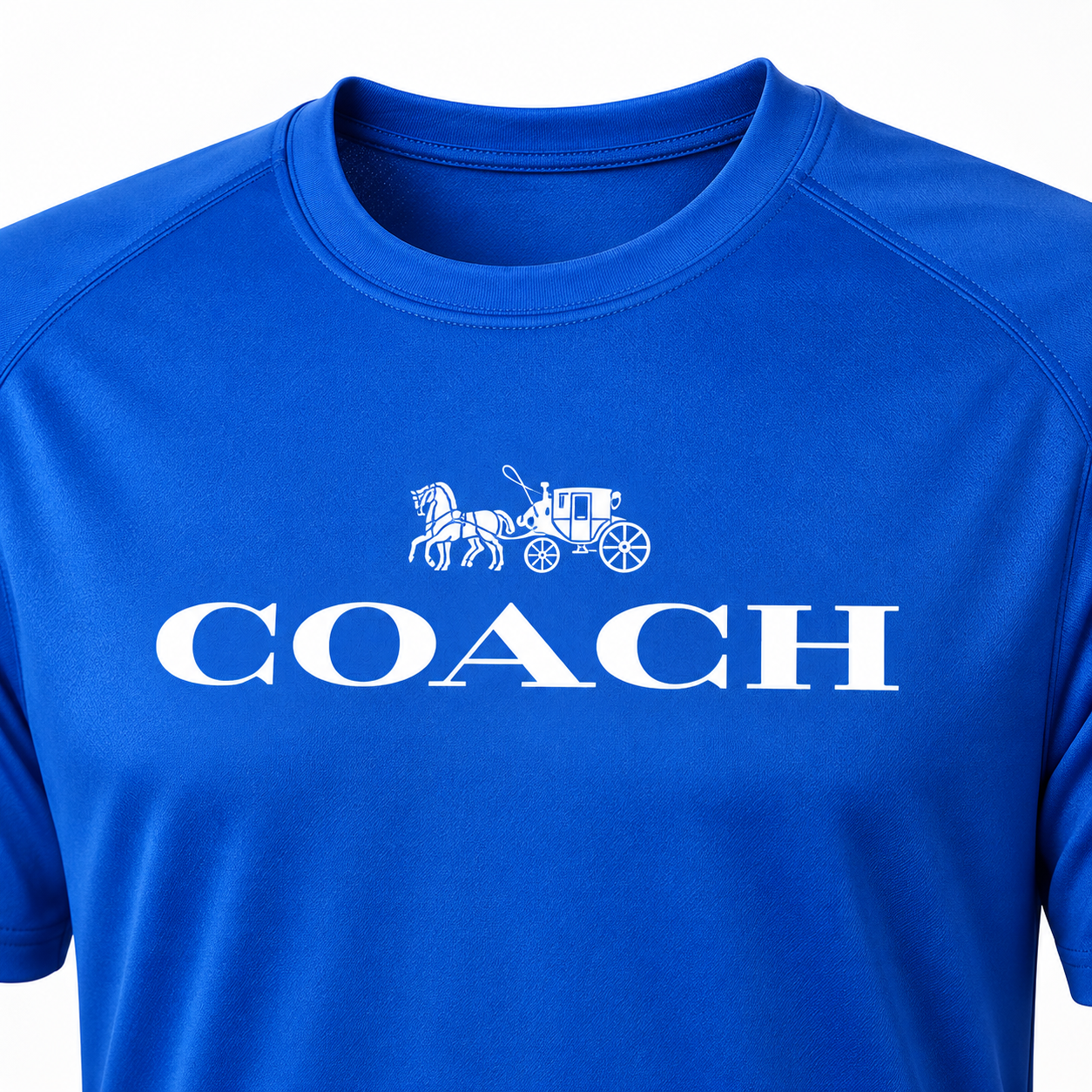 Men's Coach Performance T-Shirt - Royal Blue - Image 3