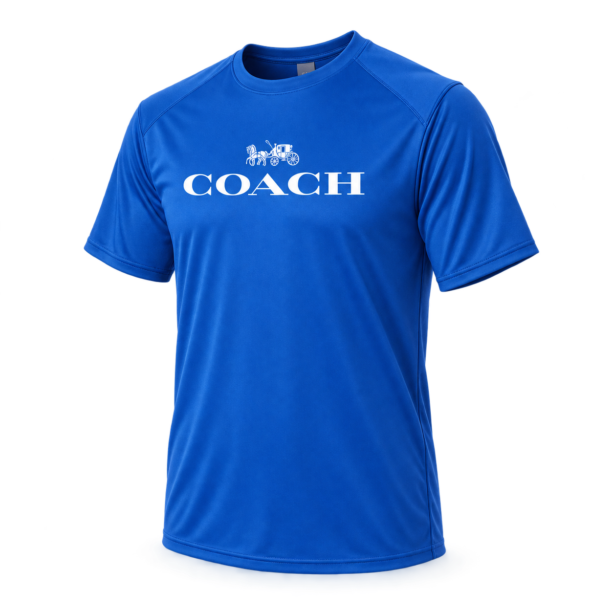 Men's Coach Performance T-Shirt - Royal Blue - Image 4