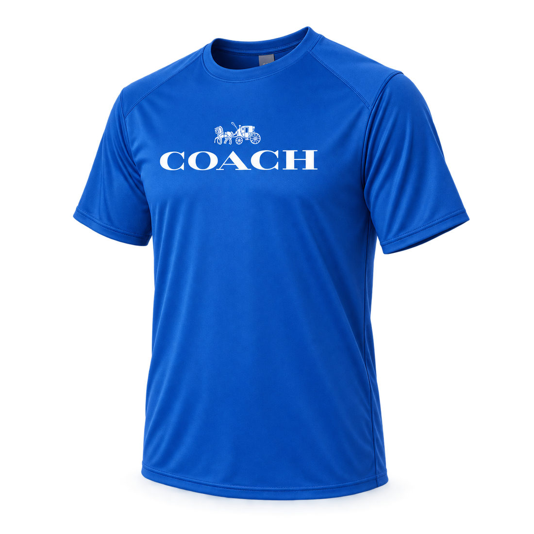Men's Coach Performance T-Shirt - Royal Blue - Image 4