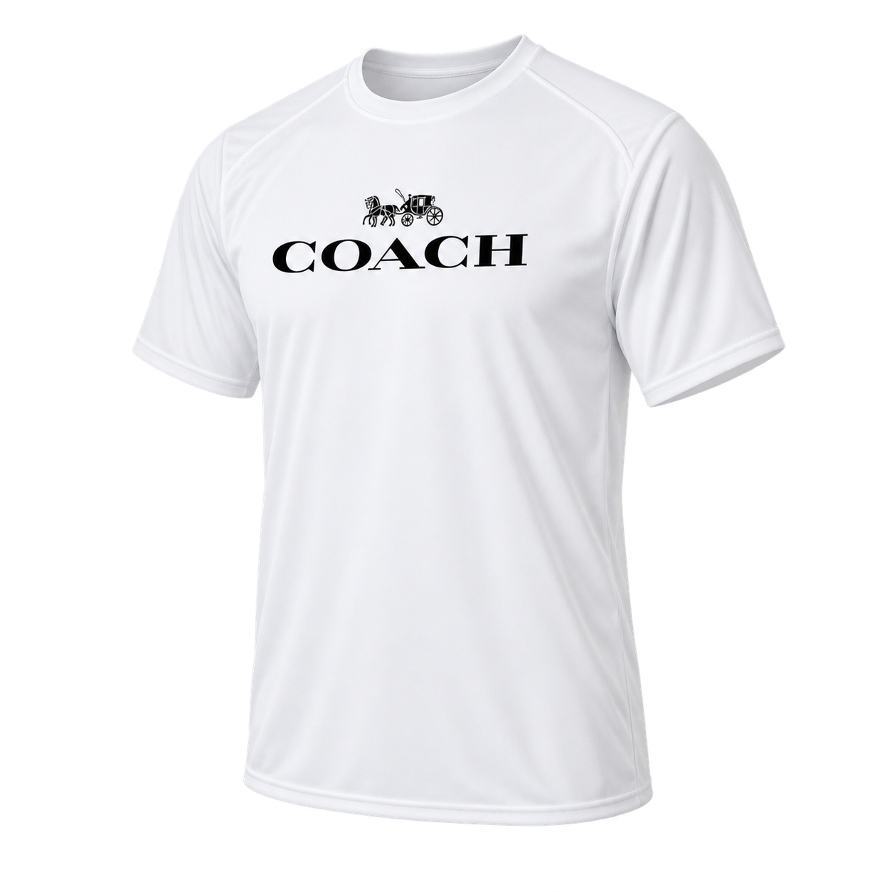Men's Coach Performance T-Shirt - White - Image 4