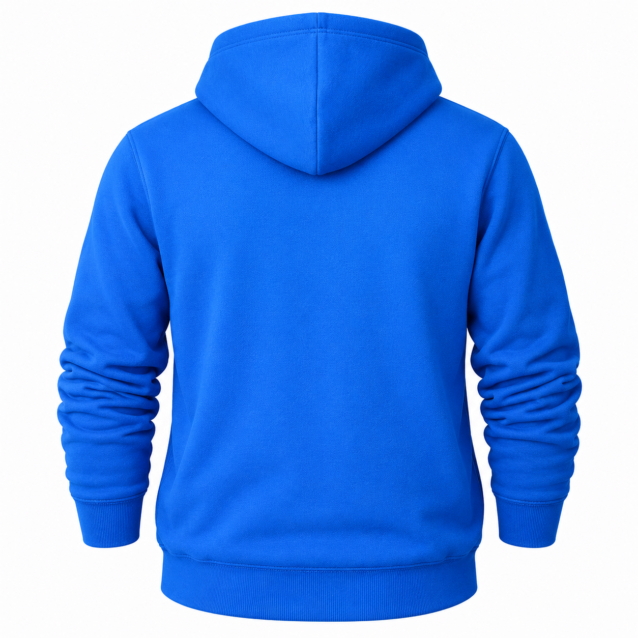 Men's Coach Pullover Hoodie in Azure – back view