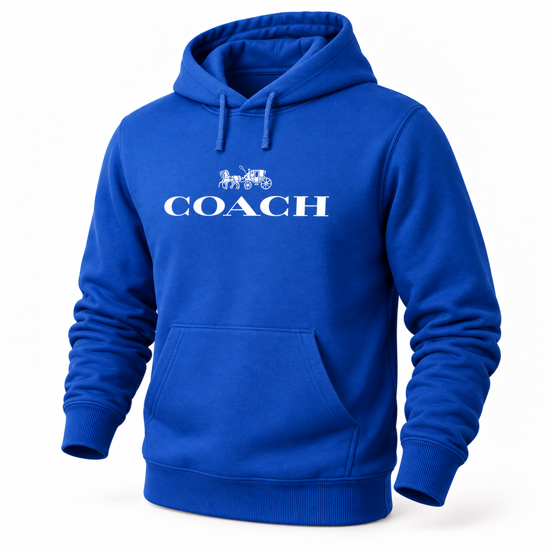Men's Coach Pullover Hoodie in Blue – hero