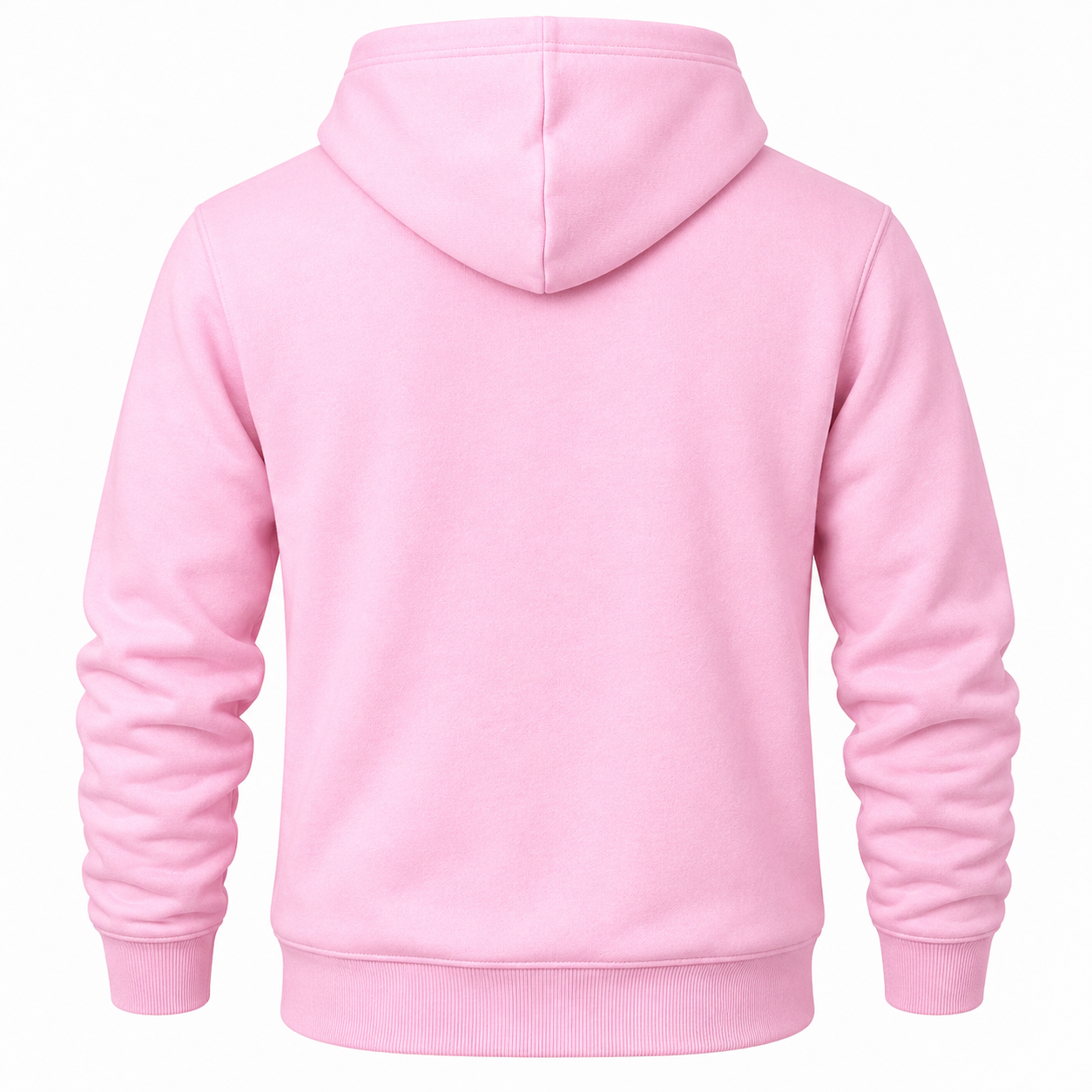 Men's Coach Pullover Hoodie in Light Pink – back view