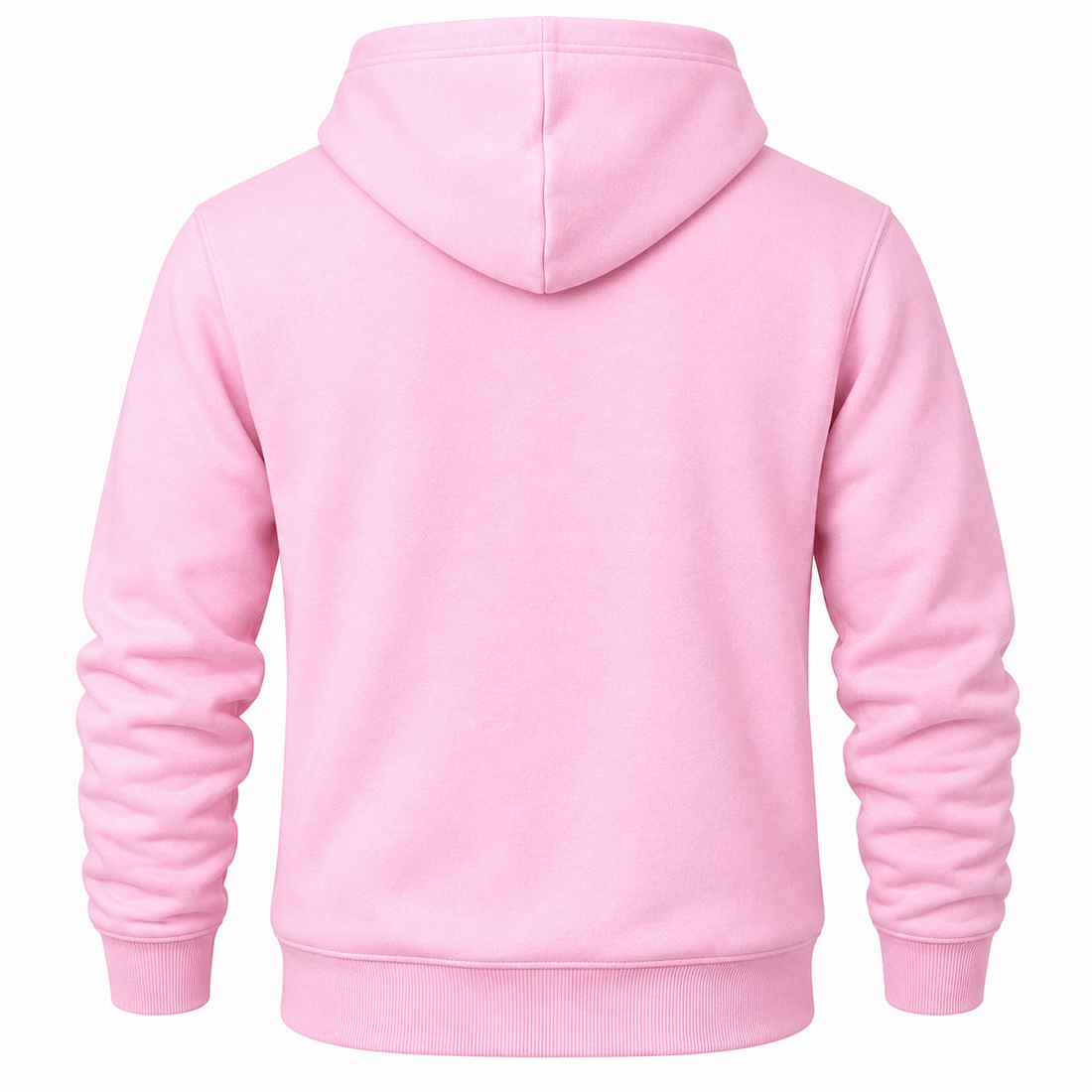 Men's Coach Pullover Hoodie in Light Pink – back view