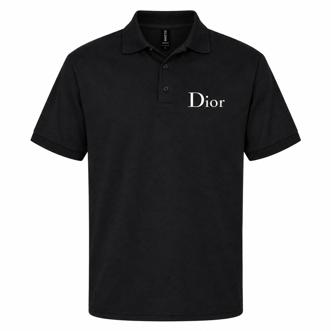 Men's Dior Dry Blend Polo | Color: Black | Image 4