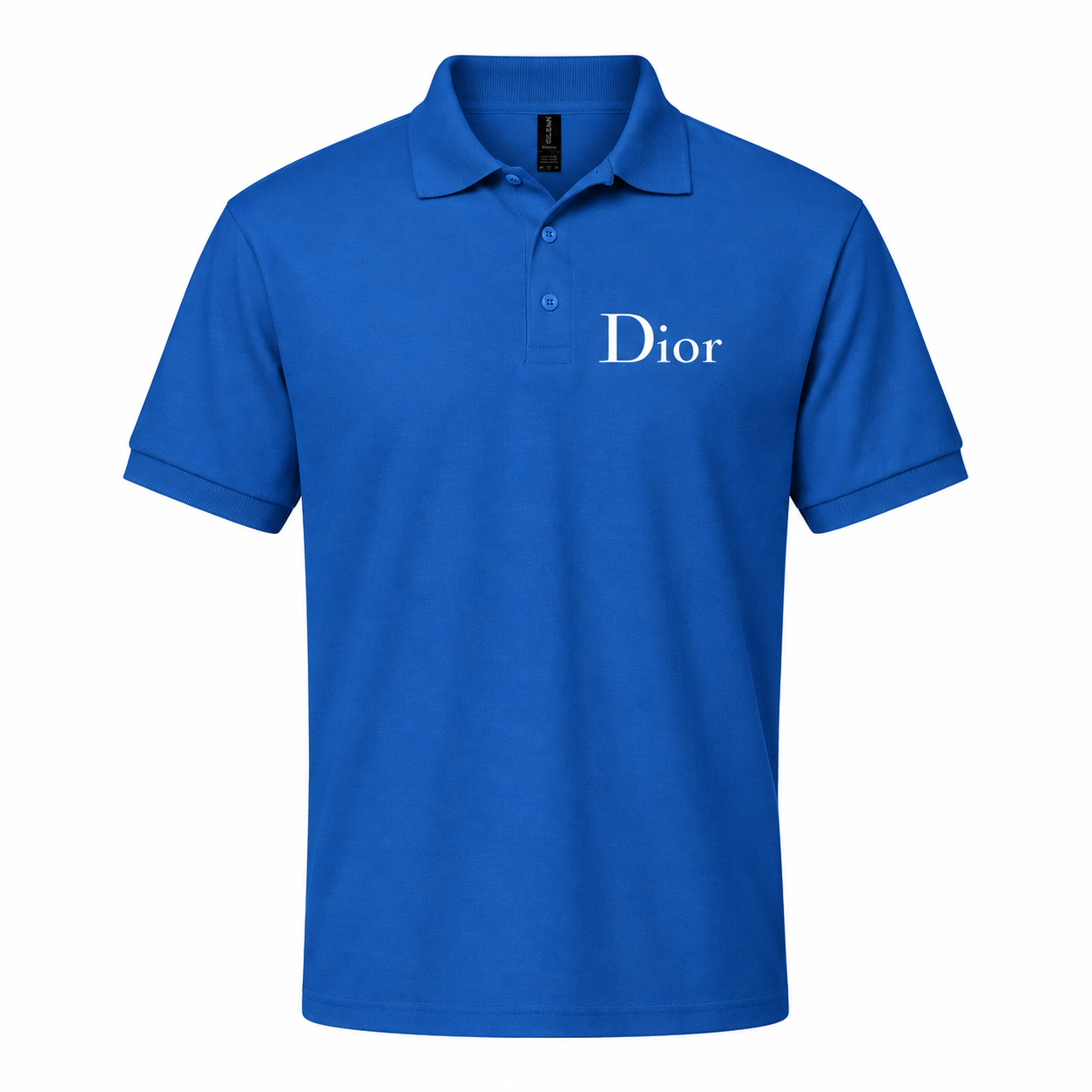 Men's Dior Dry Blend Polo | Color: Blue | Image 1