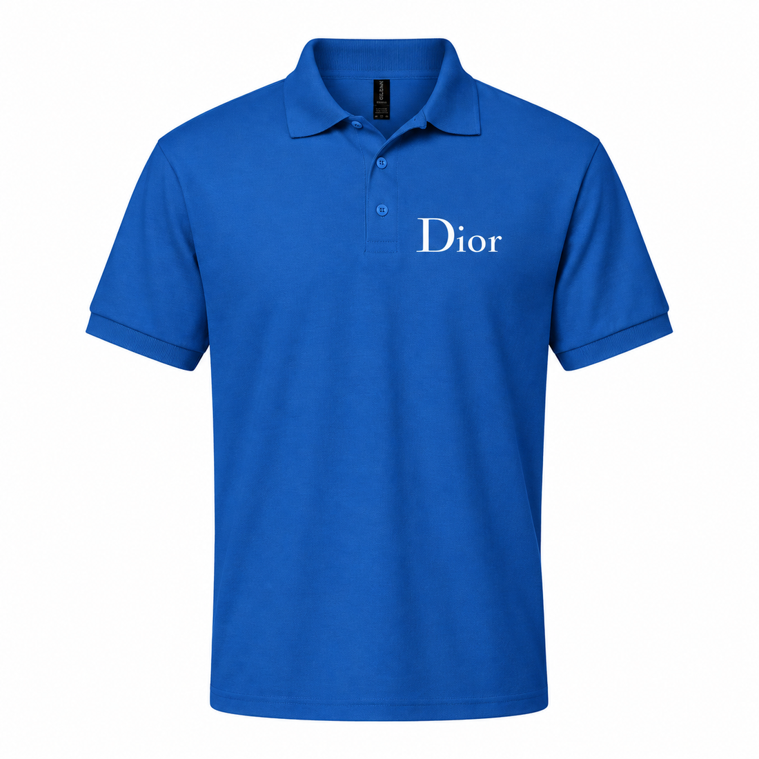 Men's Dior Dry Blend Polo | Color: Blue | Image 1