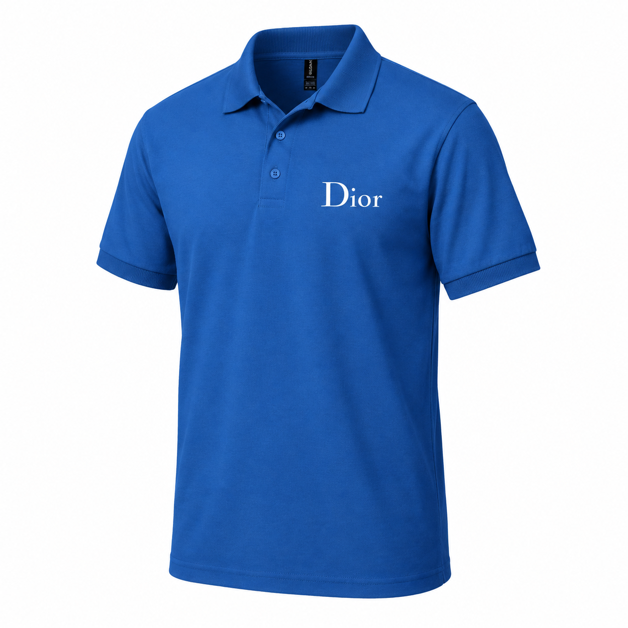 Men's Dior Dry Blend Polo | Color: Blue | Image 3