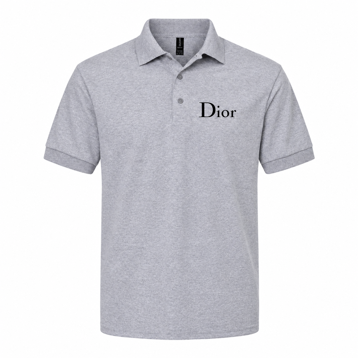 Men's Dior Dry Blend Polo | Color: Grey | Image 1