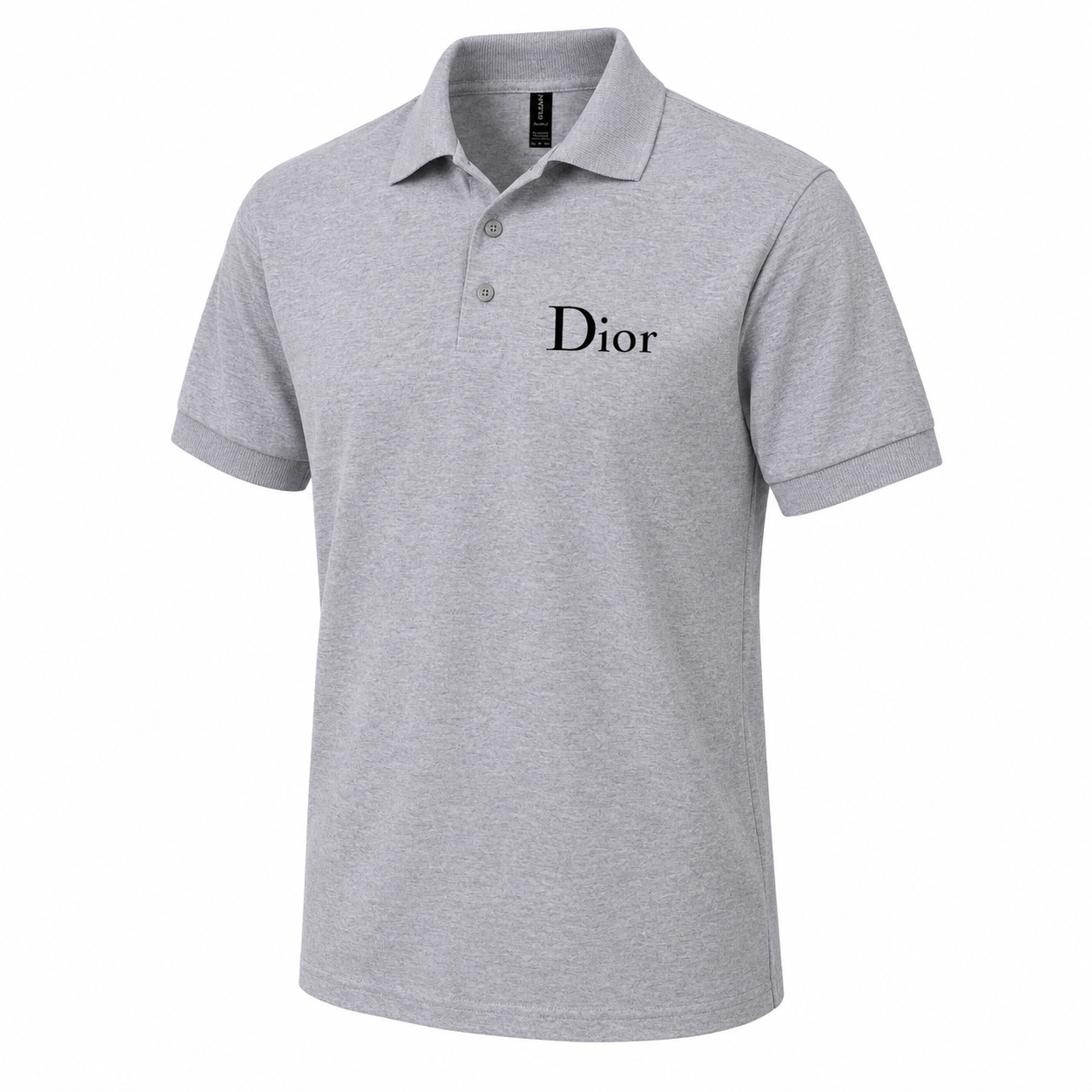 Men's Dior Dry Blend Polo | Color: Grey | Image 3