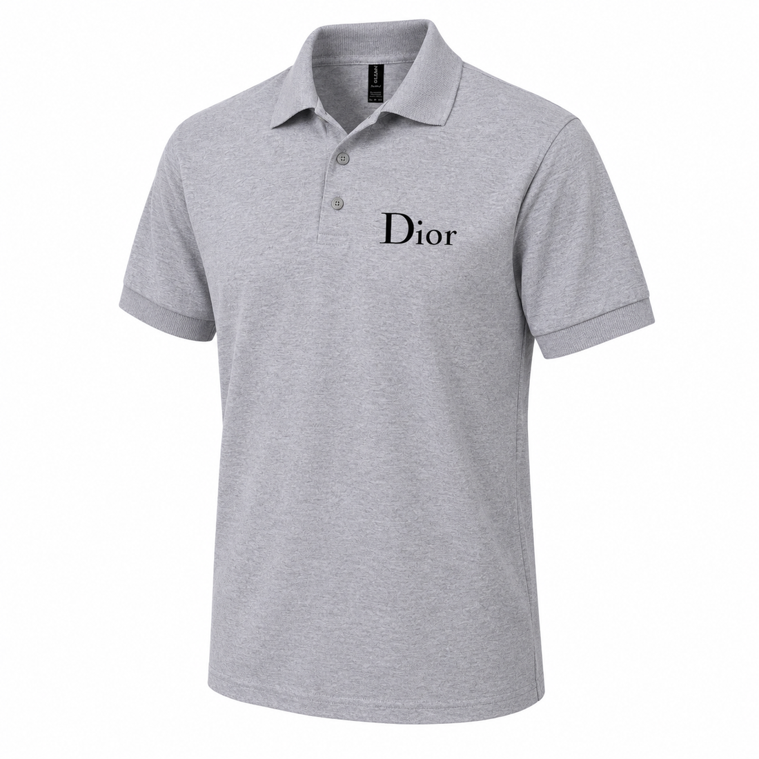 Men's Dior Dry Blend Polo | Color: Grey | Image 3