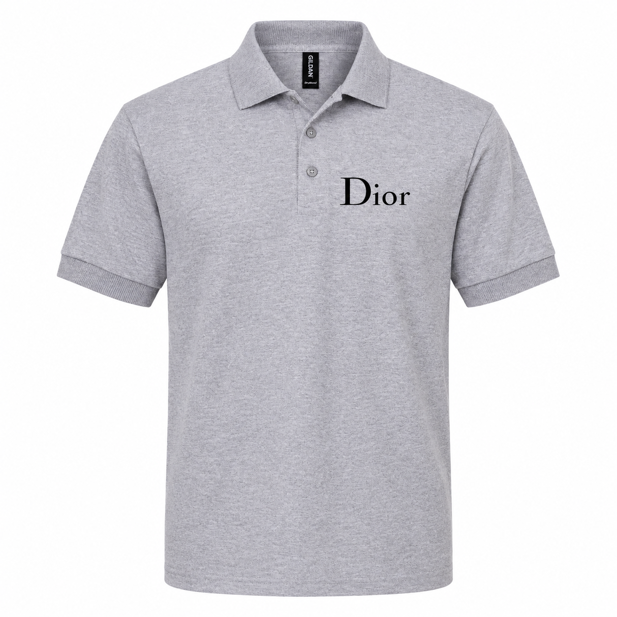 Men's Dior Dry Blend Polo | Color: Grey | Image 4