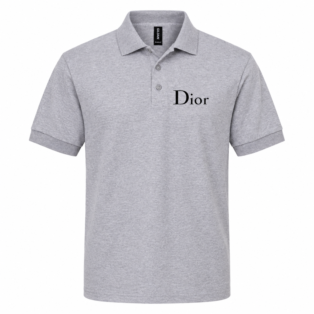 Men's Dior Dry Blend Polo | Color: Grey | Image 4