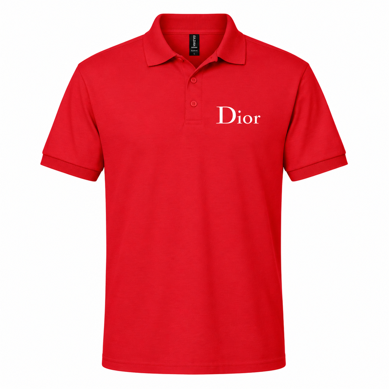 Men's Dior Dry Blend Polo | Color: Red | Image 1