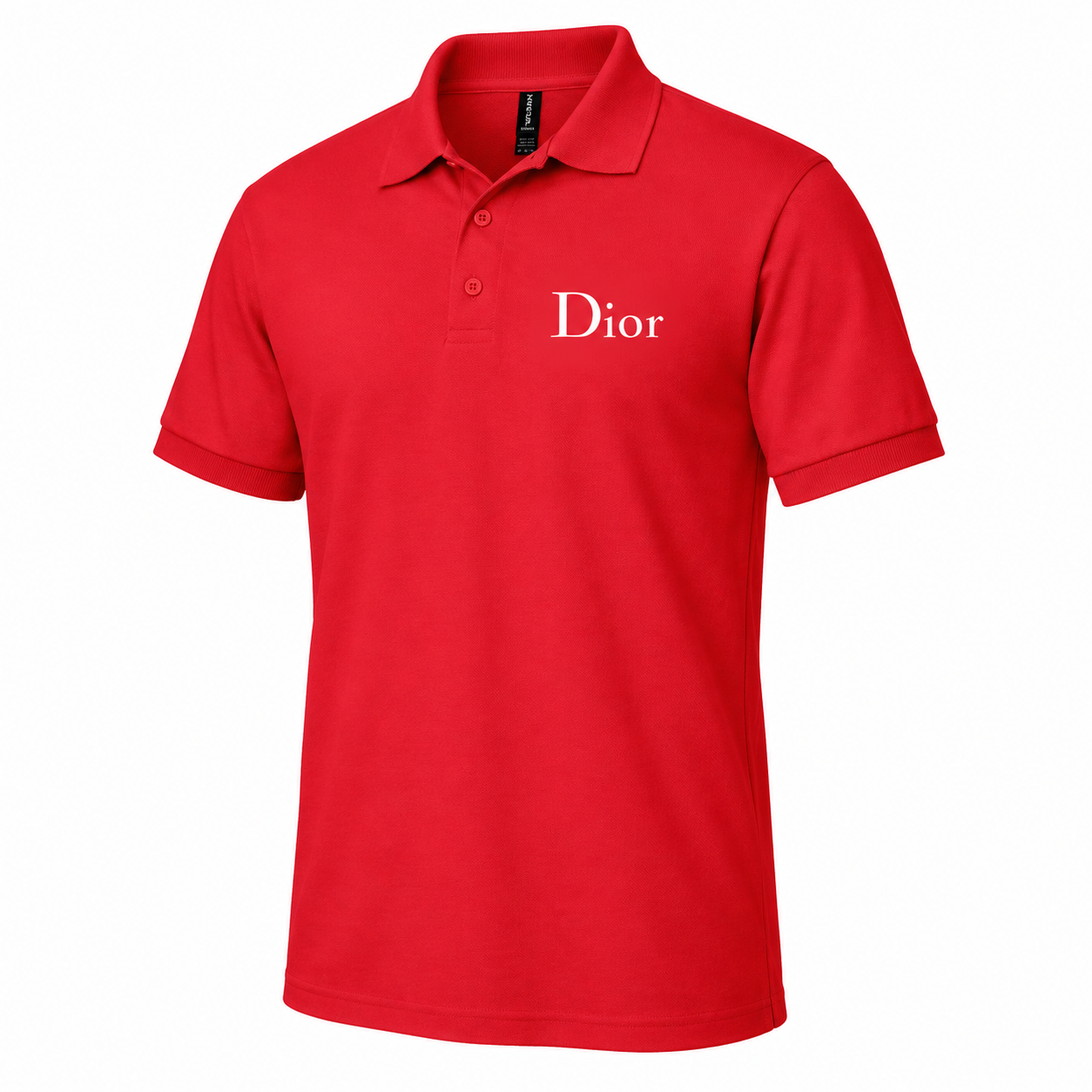 Men's Dior Dry Blend Polo | Color: Red | Image 3