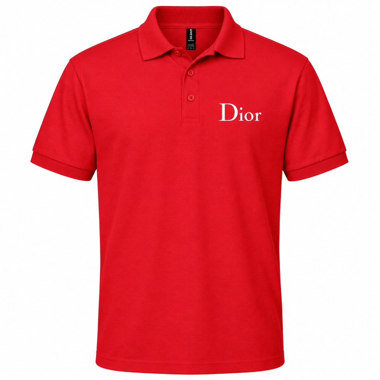 Men's Dior Dry Blend Polo | Color: Red | Image 4