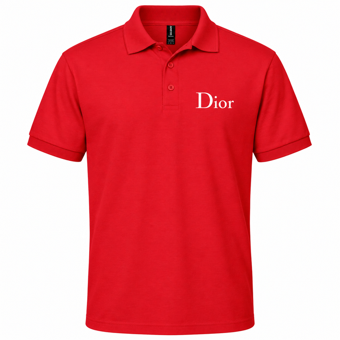 Men's Dior Dry Blend Polo | Color: Red | Image 4