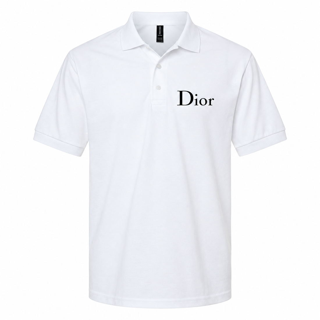 Men's Dior Dry Blend Polo | Color: White | Image 1