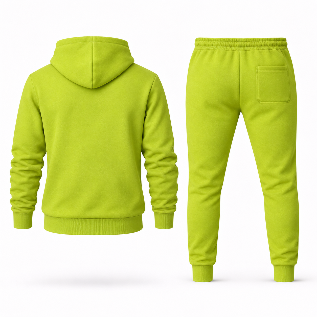 Men's Dior Hoodie Joggers Set - Lime Green - Image 5
