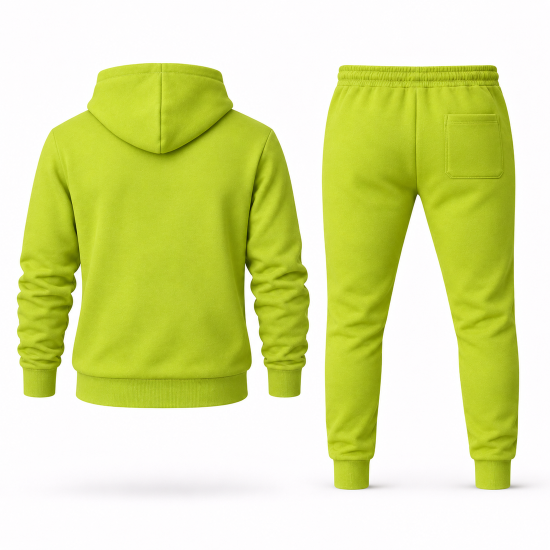 Men's Dior Hoodie Joggers Set - Lime Green - Image 5