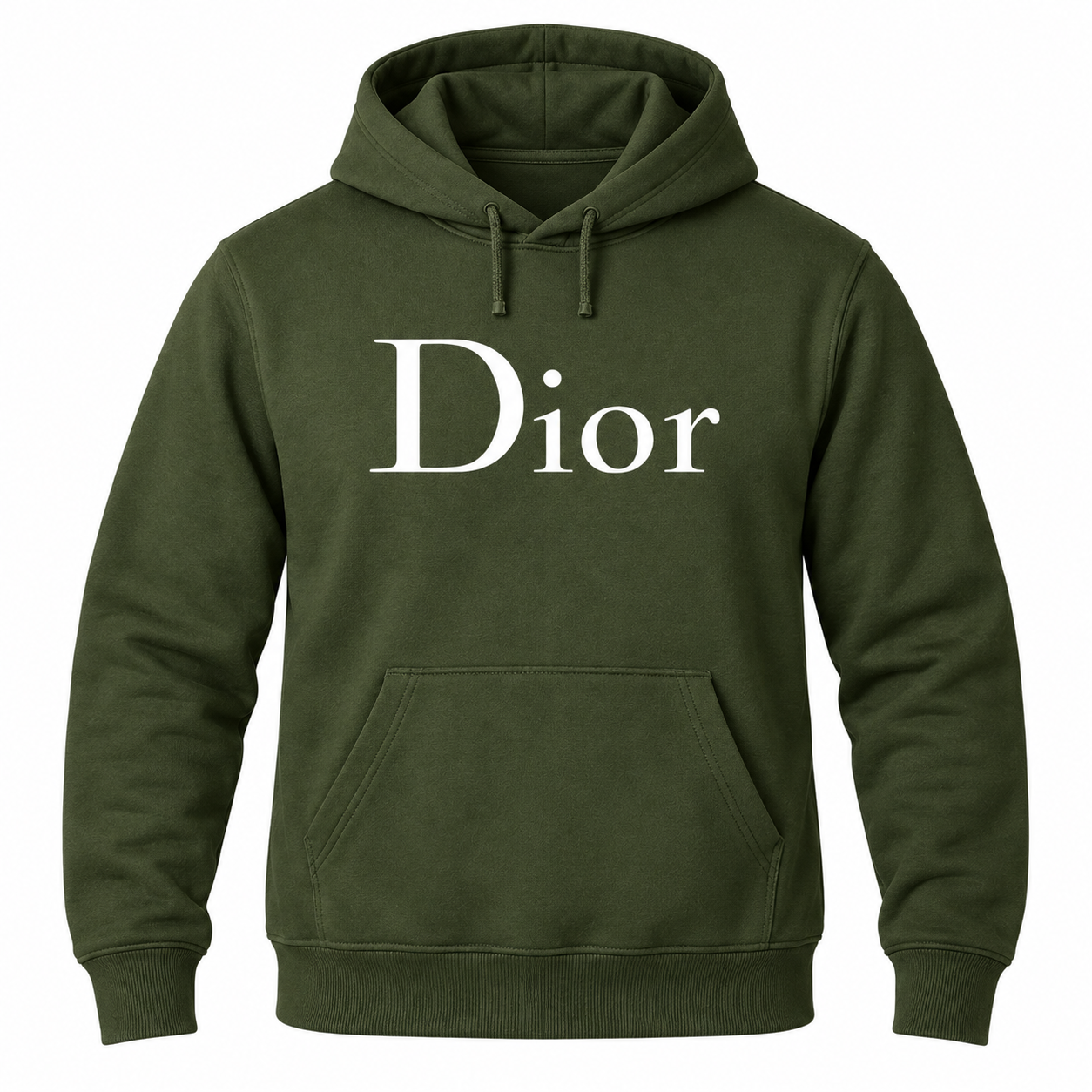 Men's Dior Pullover Hoodie | Color: Army Green | Image 3