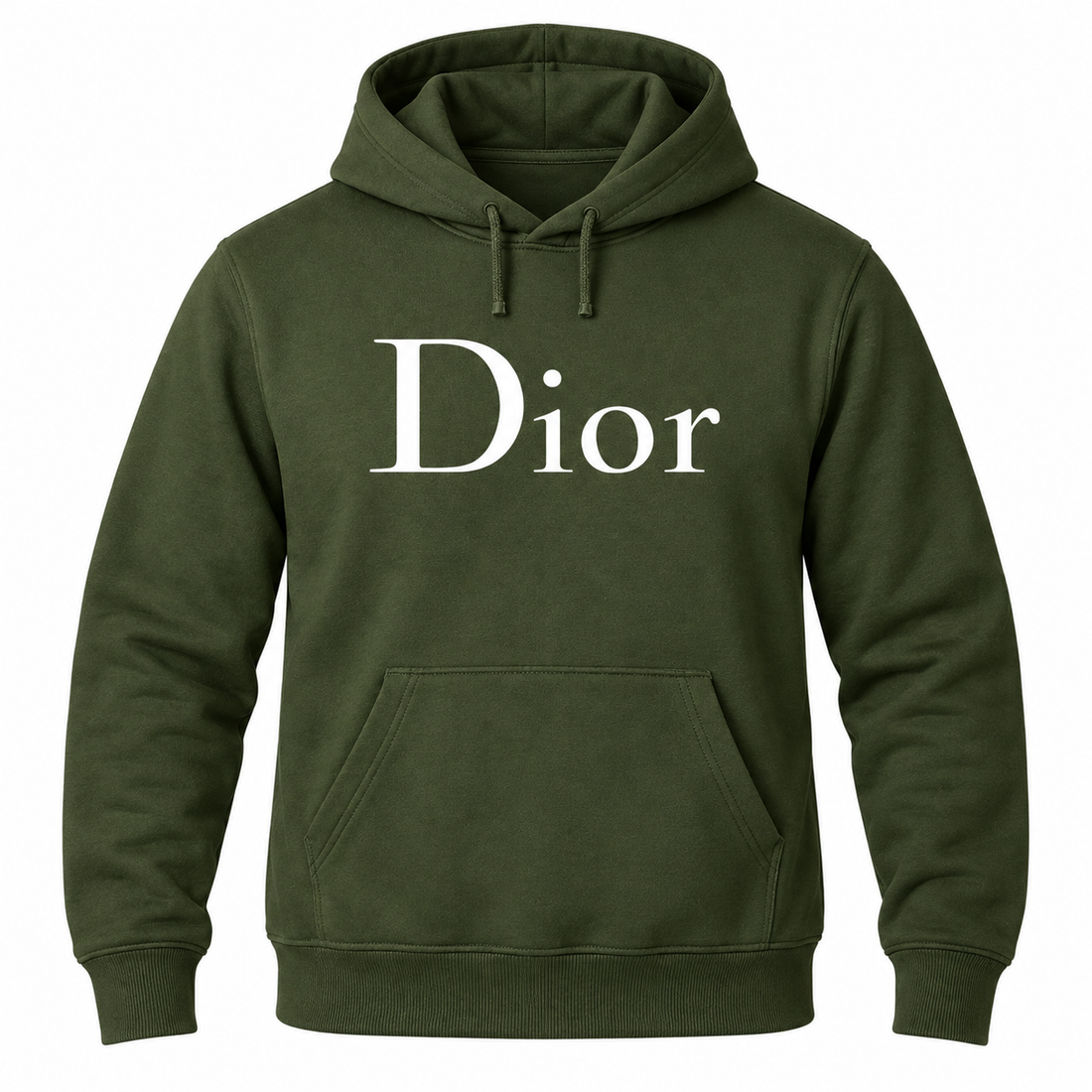 Men's Dior Pullover Hoodie | Color: Army Green | Image 3
