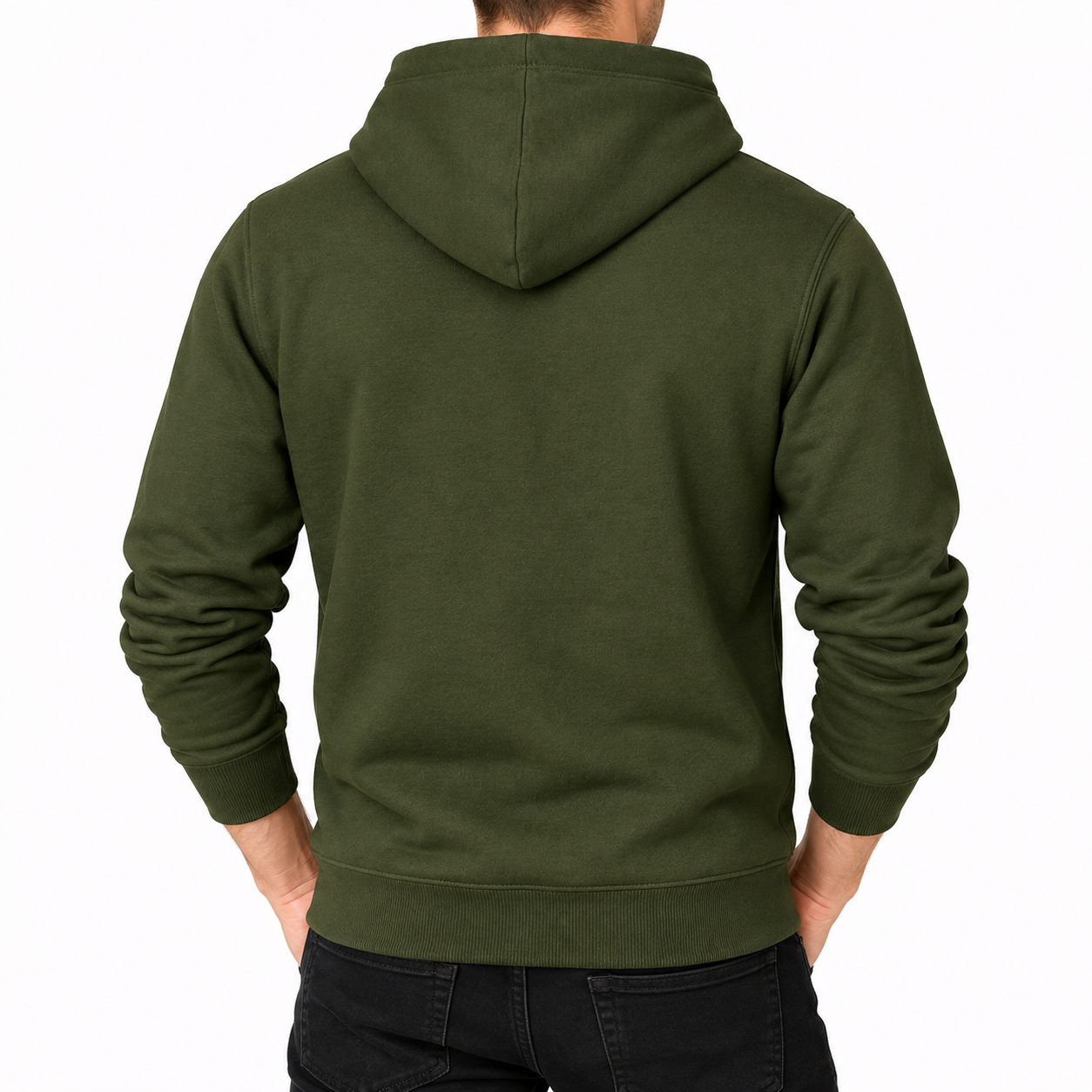 Men's Dior Pullover Hoodie | Color: Army Green | Image 5