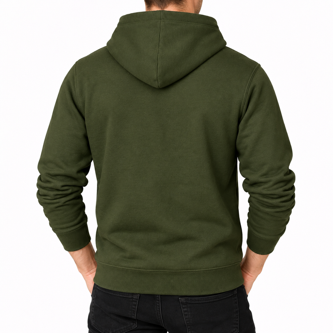 Men's Dior Pullover Hoodie | Color: Army Green | Image 5