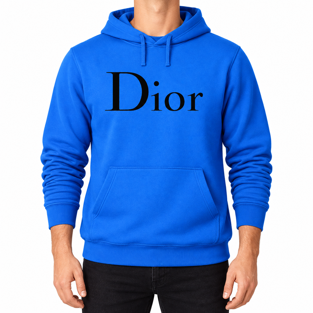 Men's Dior Pullover Hoodie | Color: Azure | Image 1