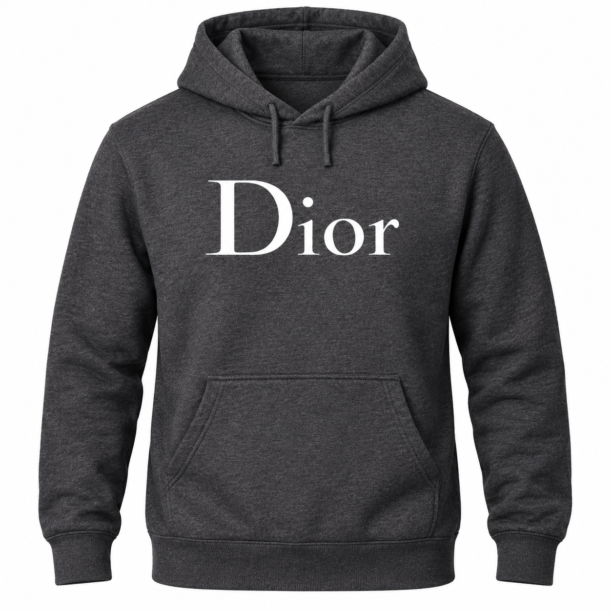 Men's Dior Pullover Hoodie | Color: Dark Heather | Image 3