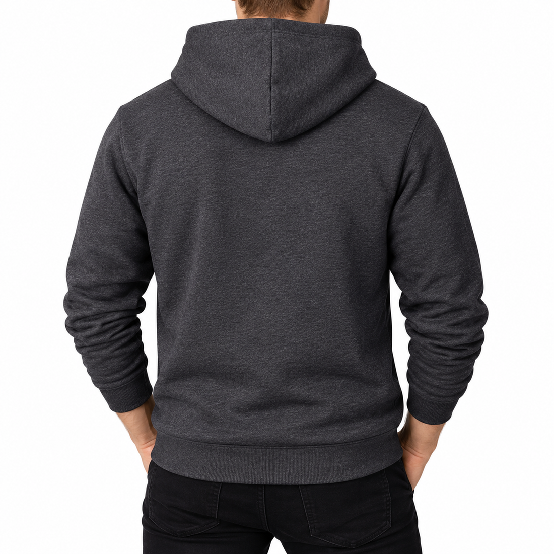 Men's Dior Pullover Hoodie | Color: Dark Heather | Image 5