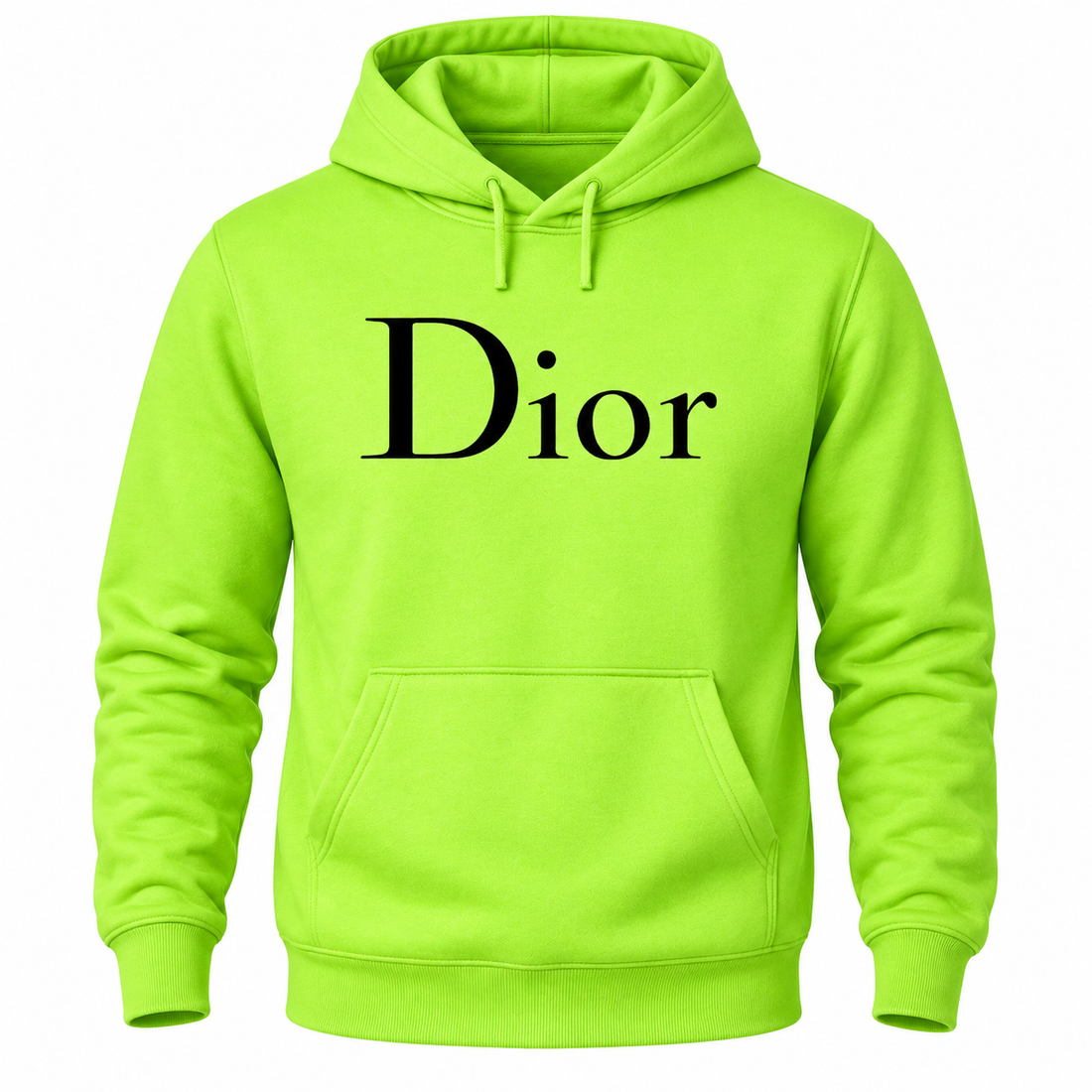 Men's Dior Pullover Hoodie | Color: Lime Green | Image 3