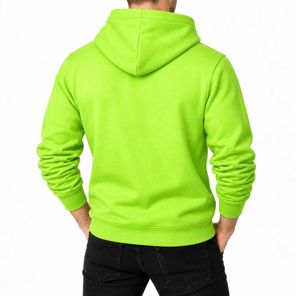 Men's Dior Pullover Hoodie | Color: Lime Green | Image 5