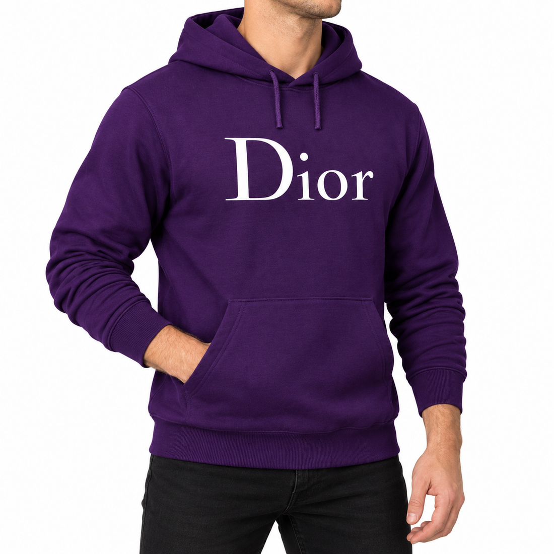 Men's Dior Pullover Hoodie | Color: Purple | Image 2