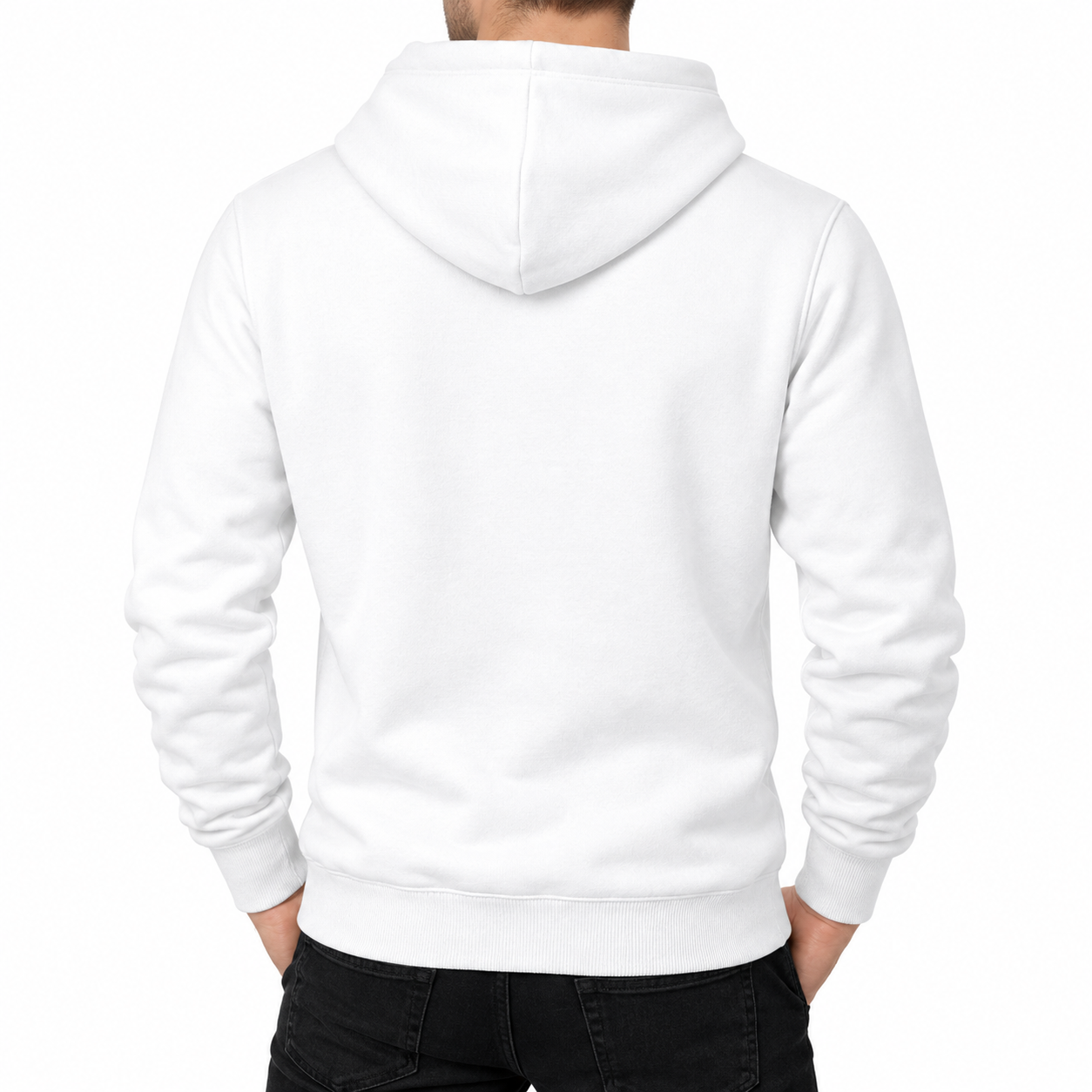 Men's Dior Pullover Hoodie | Color: White | Image 5