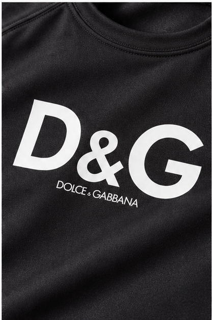 Men's Dolce and Gabbana Performance T-Shirt | Color: Black | Image 5