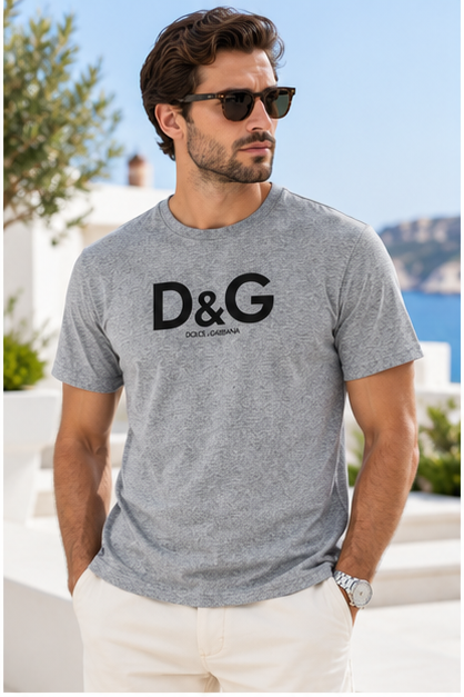 Men's Dolce and Gabbana Performance T-Shirt | Color: Grey | Image 2