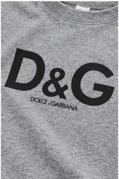 Men's Dolce and Gabbana Performance T-Shirt | Color: Grey | Image 5