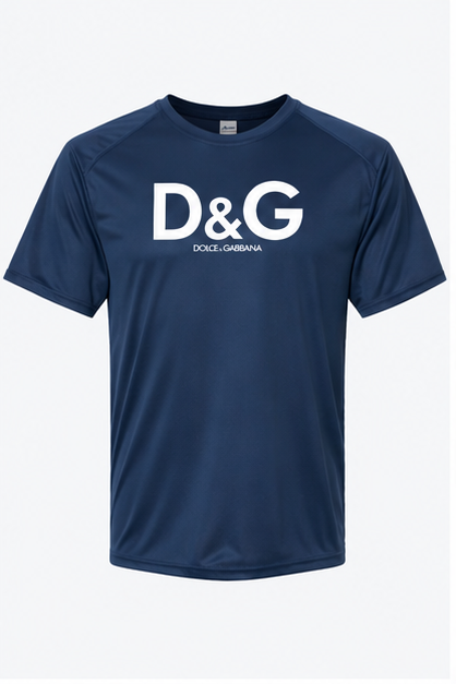 Men's Dolce and Gabbana Performance T-Shirt | Color: Navy | Image 1