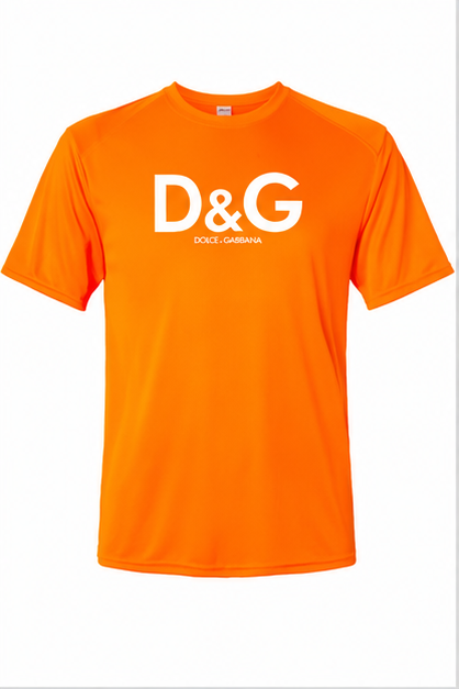 Men's Dolce and Gabbana Performance T-Shirt | Color: Orange | Image 1