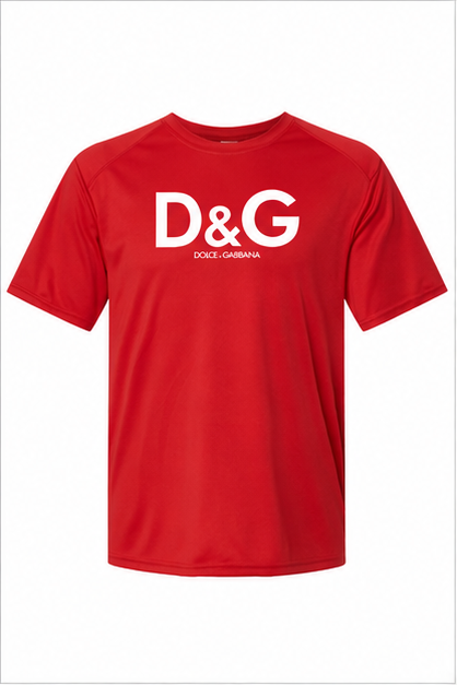 Men's Dolce and Gabbana Performance T-Shirt | Color: Red | Image 1