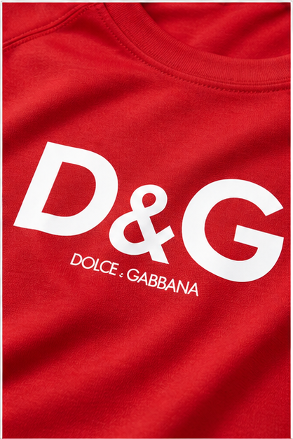 Men's Dolce and Gabbana Performance T-Shirt | Color: Red | Image 5